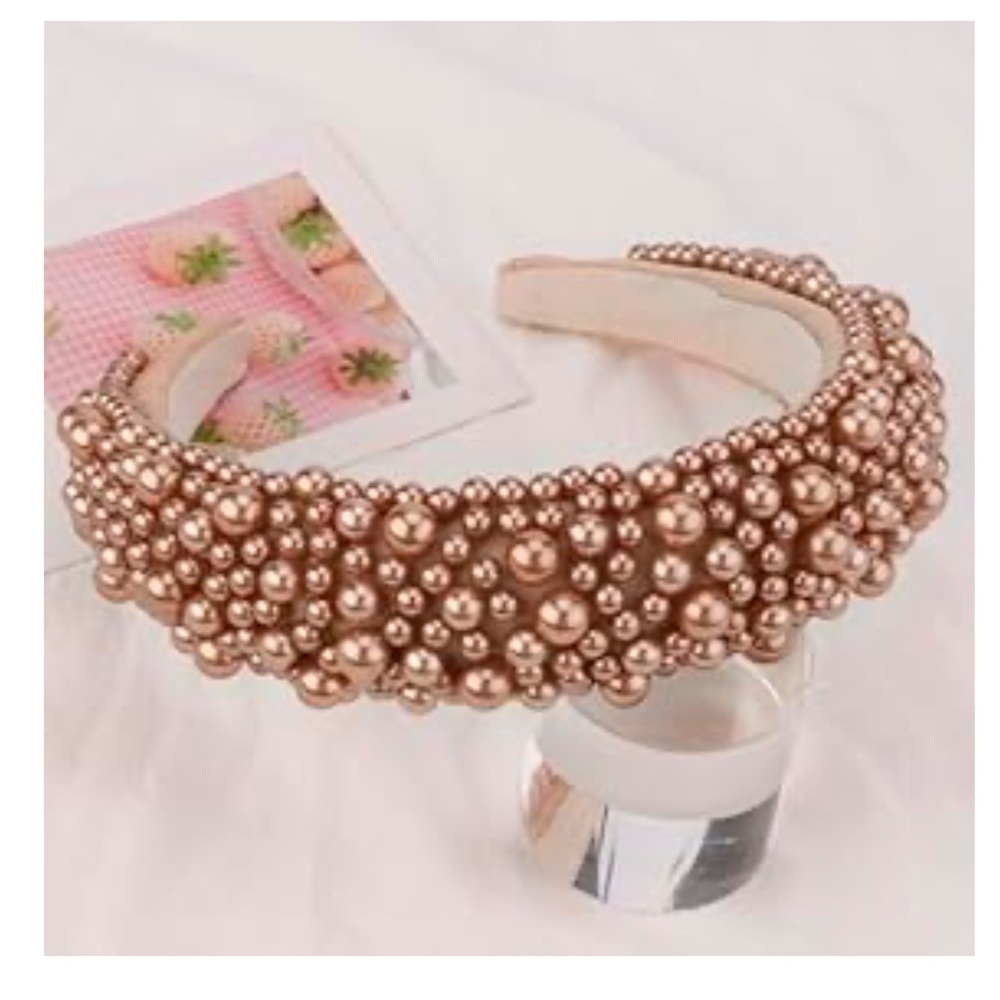 Champagne Pearl Headband